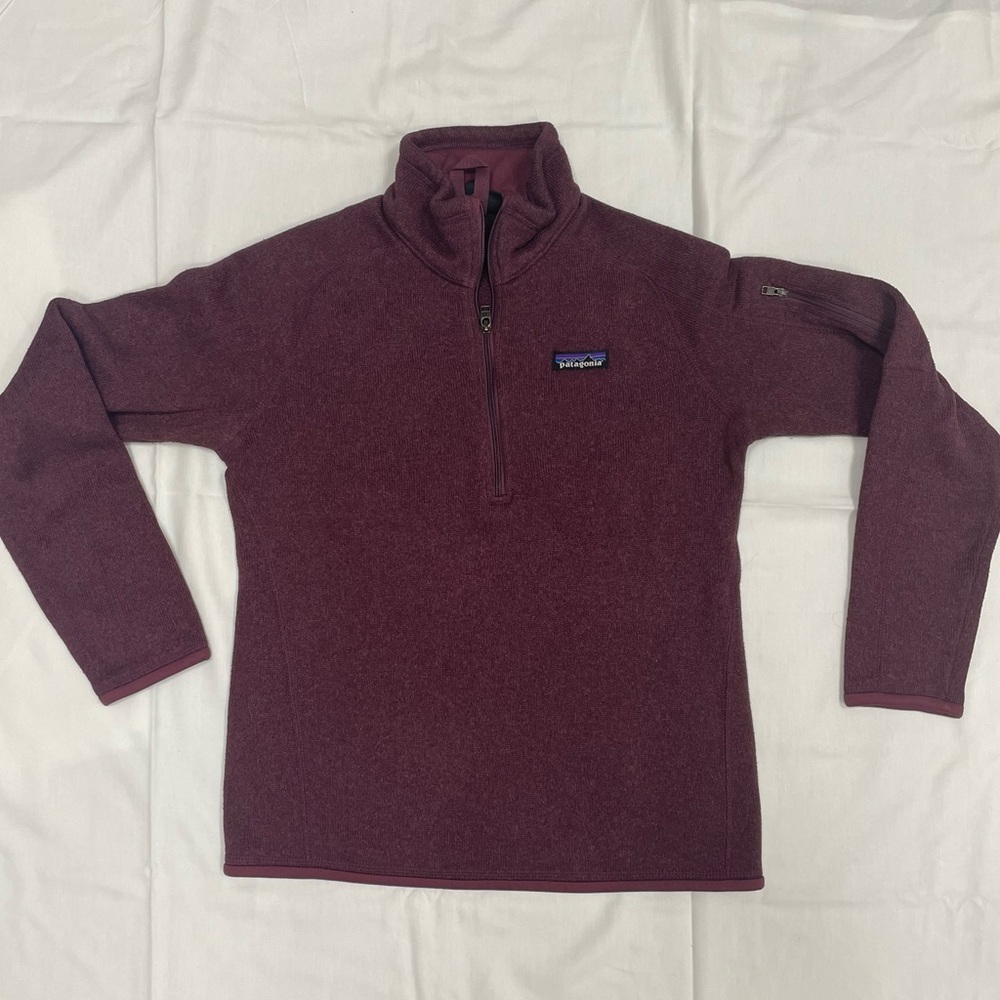 Patagonia Better Sweater Dark Purple Fleece 1/4-Zip Pullover Women’s Small